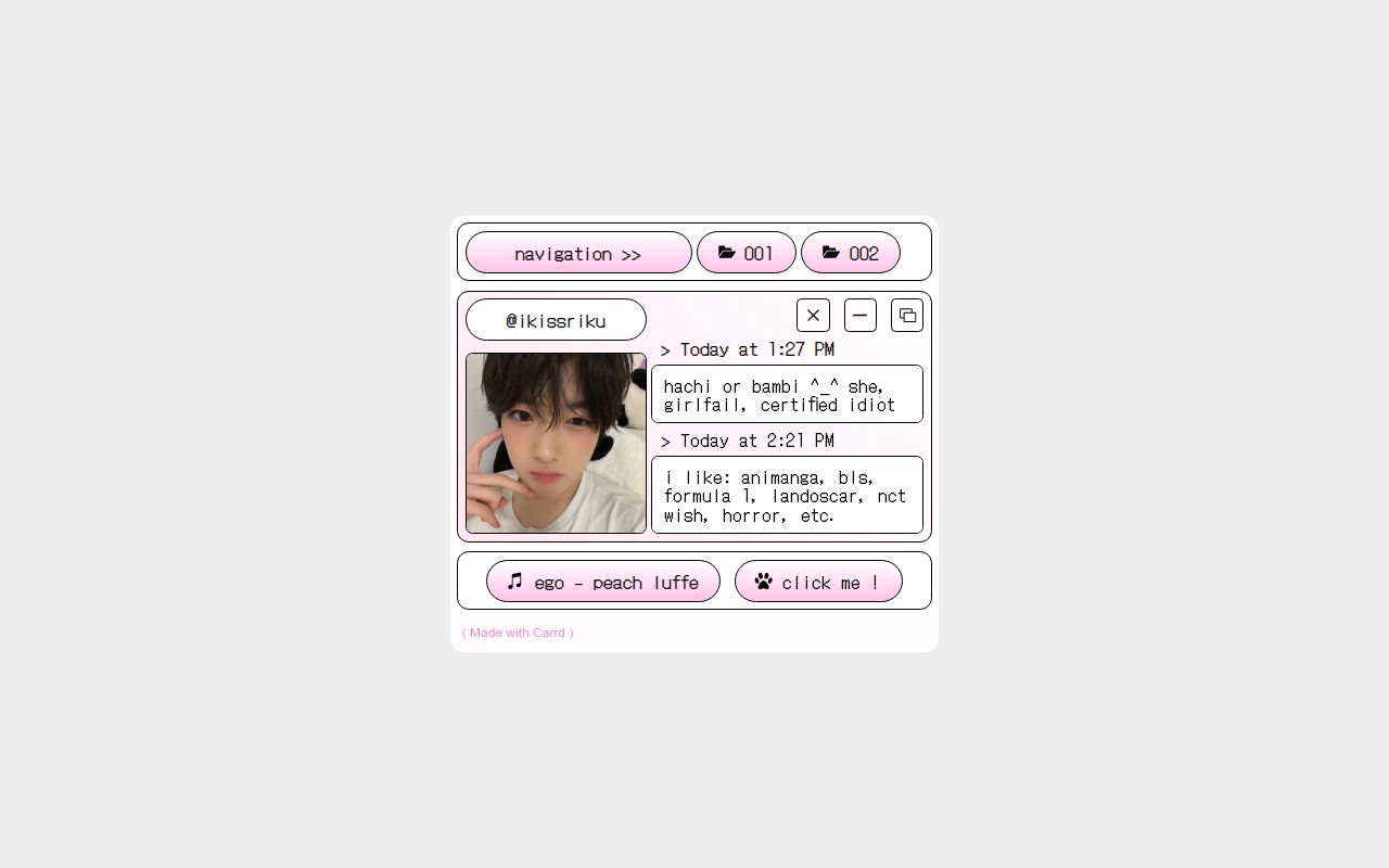 Carrd profile picture for @nervousness